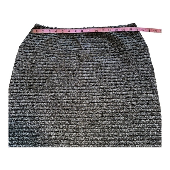 Ruffle Tiered Black Pull On Pencil Skirt - Size 12 - Picture 6 of 8